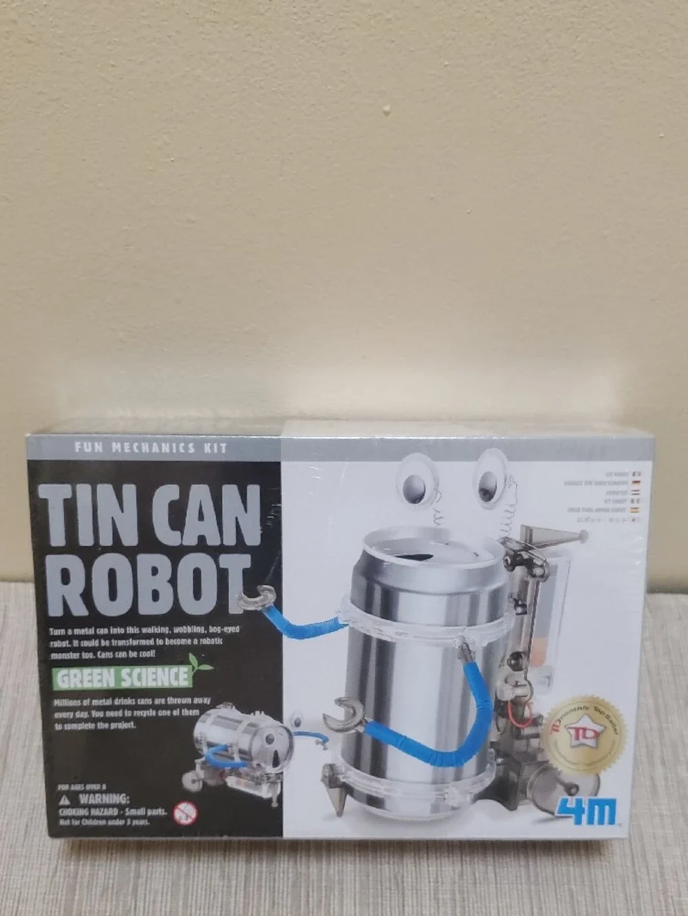 Green Science Potato Clock and Tin Can Robot Bundle